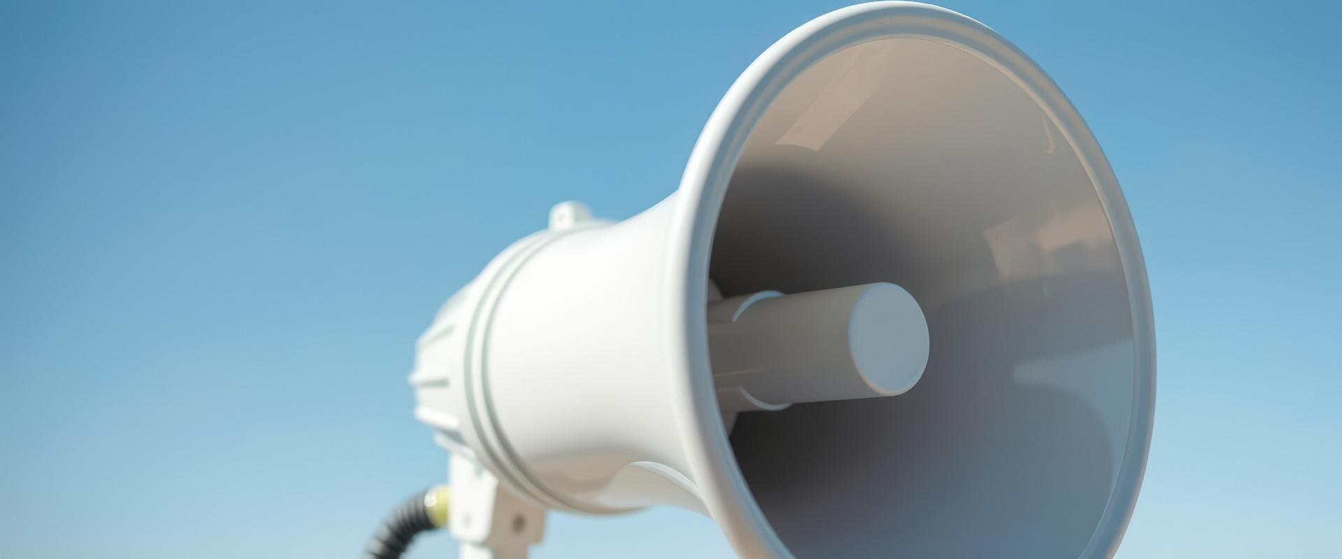 Eine Nahaufnahme einer Sirene