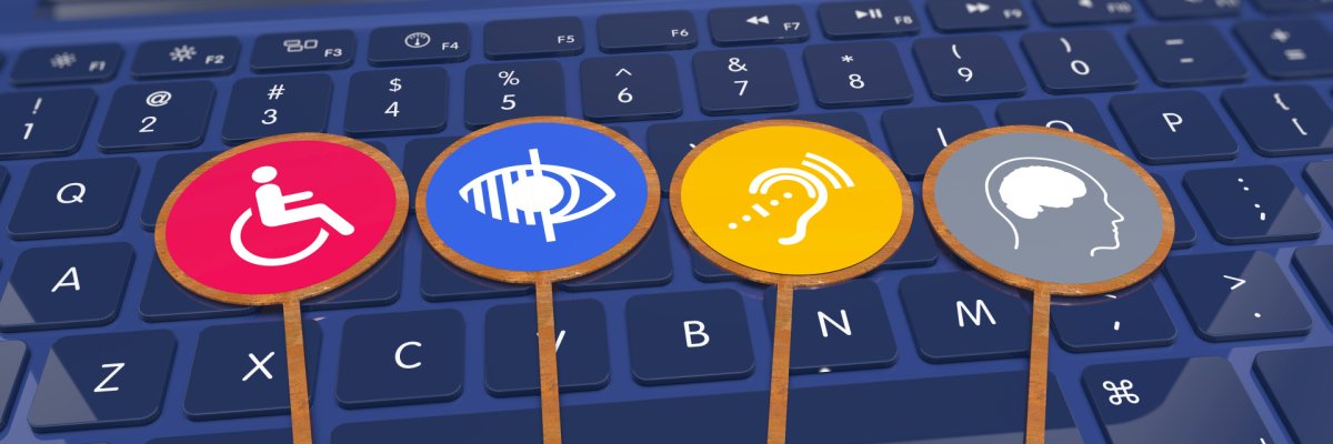 Symbole für Barrierefreiheit