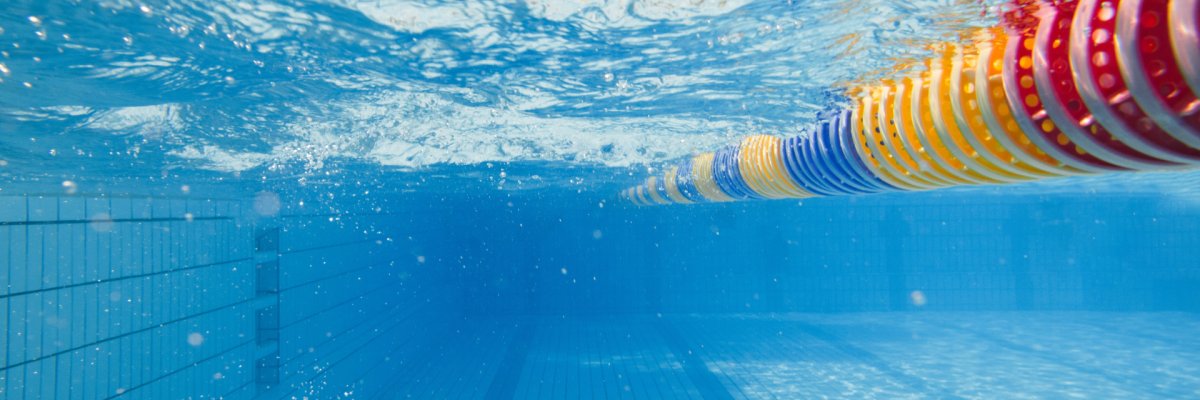 Schwimmbahn unterwasser