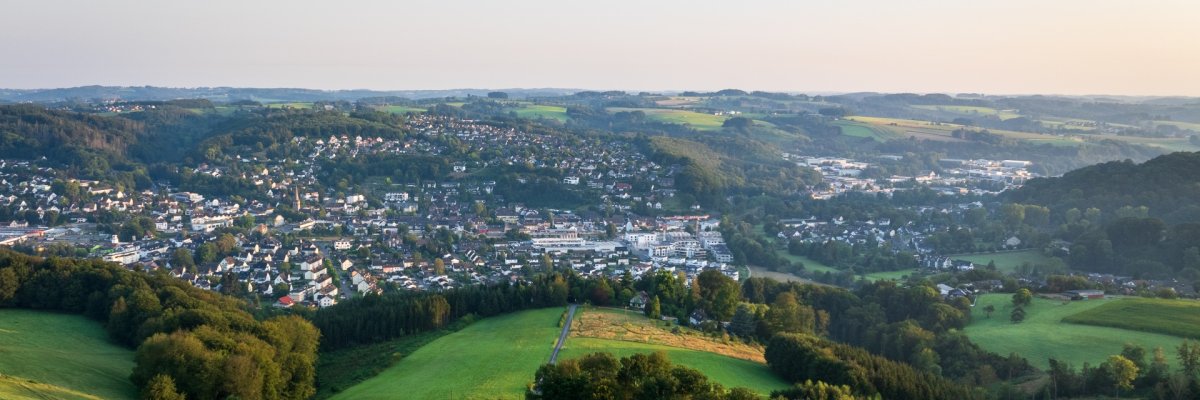 Luftbild Stadt Overath