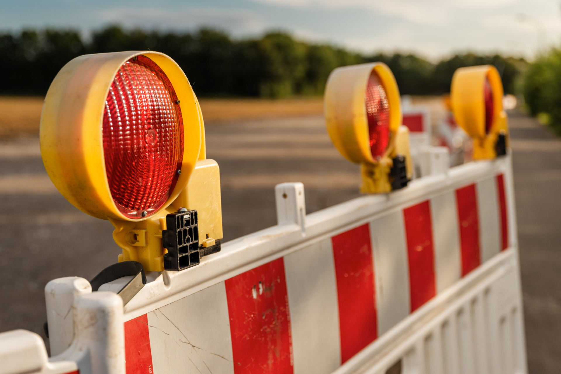 Eine Baustellenbarke