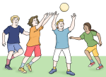 Spielende Kinder