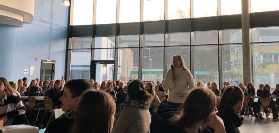 Informationsveranstaltung in der Mensa